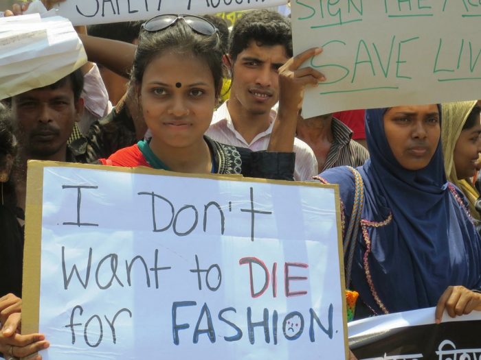 Garment workers who survived the Rana Plaza factory collapse, take a stand against inhumane working conditions